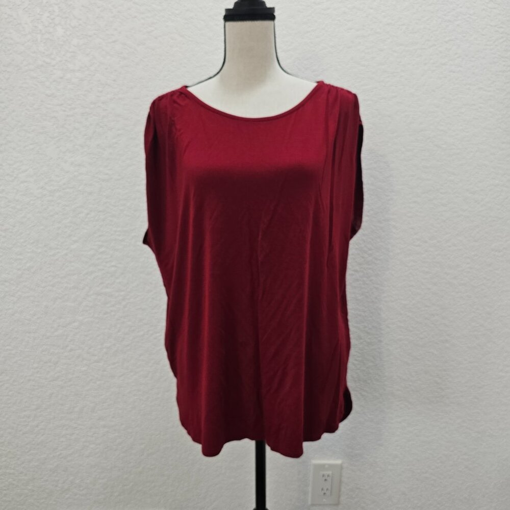 Dolman Tee with Cinched Shoulders